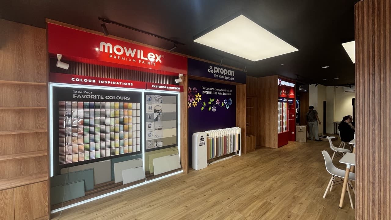 Mowilex and Propan display area