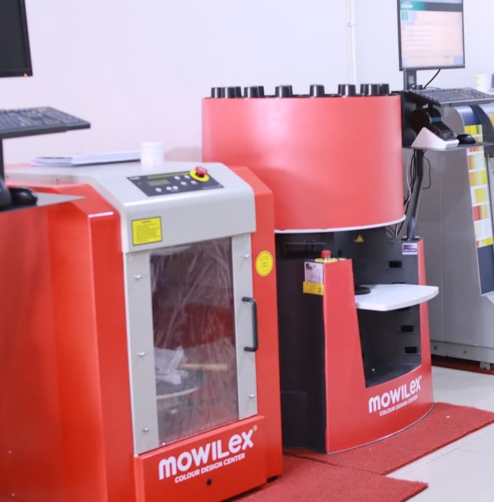 Mowilex color mixing machines